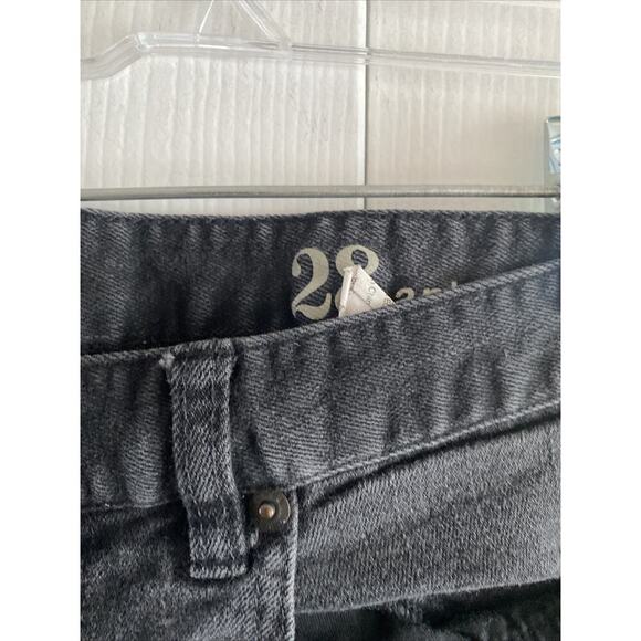 J Crew Women's 28 Black Dark‎ Wash Toothpick Skinny Jeans - Picture 4 of 6